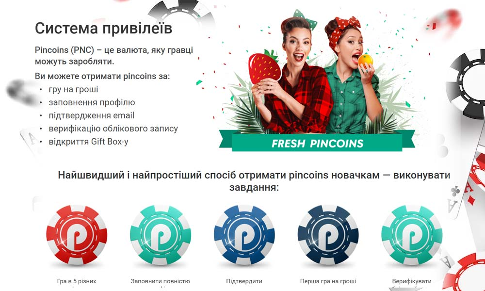 Програма лояльності Pin Up казино